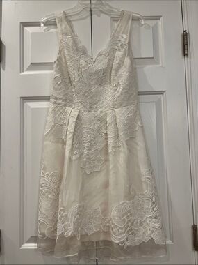 yoana baraschi jardim lace dress Anthropologie Yoana Baraschi Jardim Lace Dress, Size 2